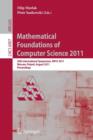 Image for Mathematical Foundations of Computer Science 2011  : 36th International Symposium, MFCS 2011, Warsaw, Poland, August 22-26, 2011