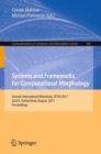 Image for Systems and Frameworks for  Computational Morphology