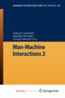Image for Man-Machine Interactions 2