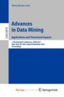 Image for Advances on Data Mining: Applications and Theoretical Aspects : 11th Industrial Conference, ICDM 2011, New York, NY, USA, August 30 - September 3, 2011, Proceedings