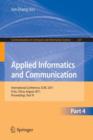 Image for Applied Informatics and Communication, Part IV