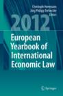 Image for European yearbook of international economic law 2012