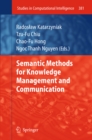 Image for Semantic methods for knowledge management and communication
