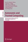 Image for Autonomic and trusted computing  : 8th International Conference, ATC 2011, Banff, Canada, September 2-4, 2011