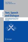 Image for Text, Speech and Dialogue