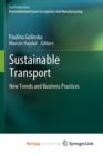 Image for Sustainable Transport : New Trends and Business Practices
