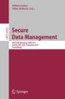 Image for Secure data management: 8th VLDB Workshop, SDM 2011, Seattle, WA, USA, September 2 2011 : proceedings