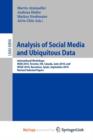 Image for Analysis of Social Media and Ubiquitous Data