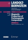 Image for Magnetic properties of paramagnetic compounds