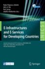 Image for E-Infrastructure and E-Services for Developing Countries