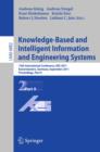 Image for Knowledge-based and intelligent information and engineering systems  : 15th International Conference, KES 2011, Kaiserslautern, Germany, September 12-14, 2011Part II