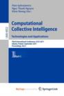 Image for Computational Collective IntelligenceTechnologies and Applications : Third International Conference, ICCCI 2011, Gdynia, Poland, September 21-23, 2011, Proceedings, Part I