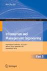 Image for Information and Management Engineering