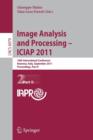 Image for Image Analysis and Processing -- ICIAP 2011