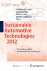 Image for Sustainable Automotive Technologies 2012