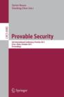 Image for Provable security