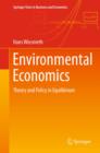 Image for Environmental economics: theory and policy in equilibrium