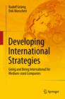 Image for Developing international strategies: going and being international for medium-sized companies