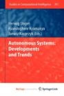 Image for Autonomous Systems: Developments and Trends