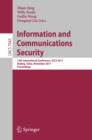 Image for Information and Communication Security : 13th International Conference, ICICS 2011, Beijing, China, November 23-26, 2011, Proceedings