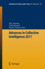 Image for Advances in collective intelligence 2011 : 113