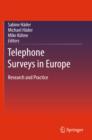 Image for Telephone surveys in Europe: research and practice