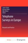 Image for Telephone Surveys in Europe : Research and Practice