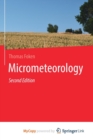 Image for Micrometeorology