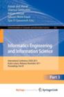 Image for Informatics Engineering and Information Science, Part III