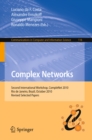 Image for Complex networks: second International Workshop, CompleNet 2010, Rio de Janeiro, Brazil, October 13-15, 2010, revised selected papers