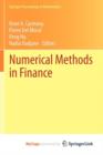 Image for Numerical Methods in Finance : Bordeaux, June 2010