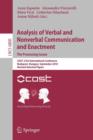 Image for Analysis of verbal and nonverbal communication and enactment  : the processing issues