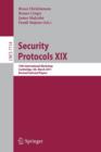 Image for Security protocols XIX