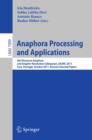 Image for Anaphora processing and applications: 8th Discourse Anaphora and Anaphor Resolution Colloquium, DAARC 2011, Faro, Portugal, October 6-7, 2011: revised selected papers