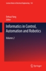 Image for Informatics in control, automation and robotics : v. 133