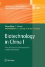 Image for Biotechnology in China I
