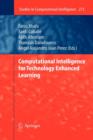 Image for Computational Intelligence for Technology Enhanced Learning