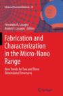 Image for Fabrication and Characterization in the Micro-Nano Range
