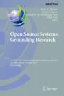 Image for Open Source Systems: Grounding Research
