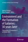 Image for Environment and the formation of galaxies  : 30 years later