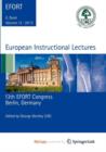 Image for European Instructional Lectures : Volume 12, 2012, 13th EFORT Congress, Berlin, Germany