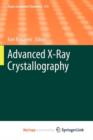 Image for Advanced X-ray Crystallography