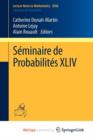Image for Seminaire de Probabilites XLIV