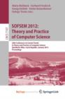 Image for SOFSEM 2012: Theory and Practice of Computer Science