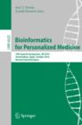 Image for Bioinformatics for personalized medicine: 10th Spanish symposium, JBI 2010, Torremolinos, Spain, October 27-29 2010 : revised selected papers