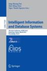 Image for Intelligent Information and Database Systems : 4th Asian Conference, ACIIDS 2012, Kaohsiung, Taiwan, March 19-21, 2012, Proceedings, Part II