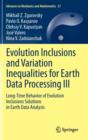 Image for Evolution inclusions and variation inequalities for earth data processingIII,: Long-time behavior of evolution inclusions solutions in earth data analysis