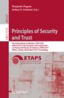 Image for Principles of security and trust: 4th International Conference, POST 2015, held as part of the European Joint Conferences on Theory and Practice of Software, ETAPS 2015, London, UK, April 11-18, 2015 : proceedings