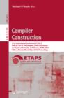 Image for Compiler construction: 24th international conference, CC 2015, held as part of the European Joint Conferences on Theory and Practice of Software, ETAPS 2015, London, UK, April 11-18, 2015 : proceedings : 9031