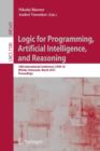 Image for Logic for Programming, Artificial Intelligence, and Reasoning : 18th International Conference, LPAR-18, Merida, Venezuela, March 11-15, 2012, Proceedings